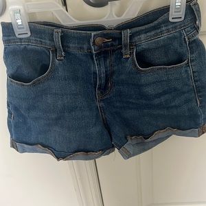 Denim blue old navy shorts size 2